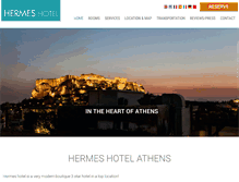 Tablet Screenshot of hermeshotel.gr